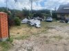 Zerwane dachy z budynków i uszkodzone samochody w miejscowości Krukowo